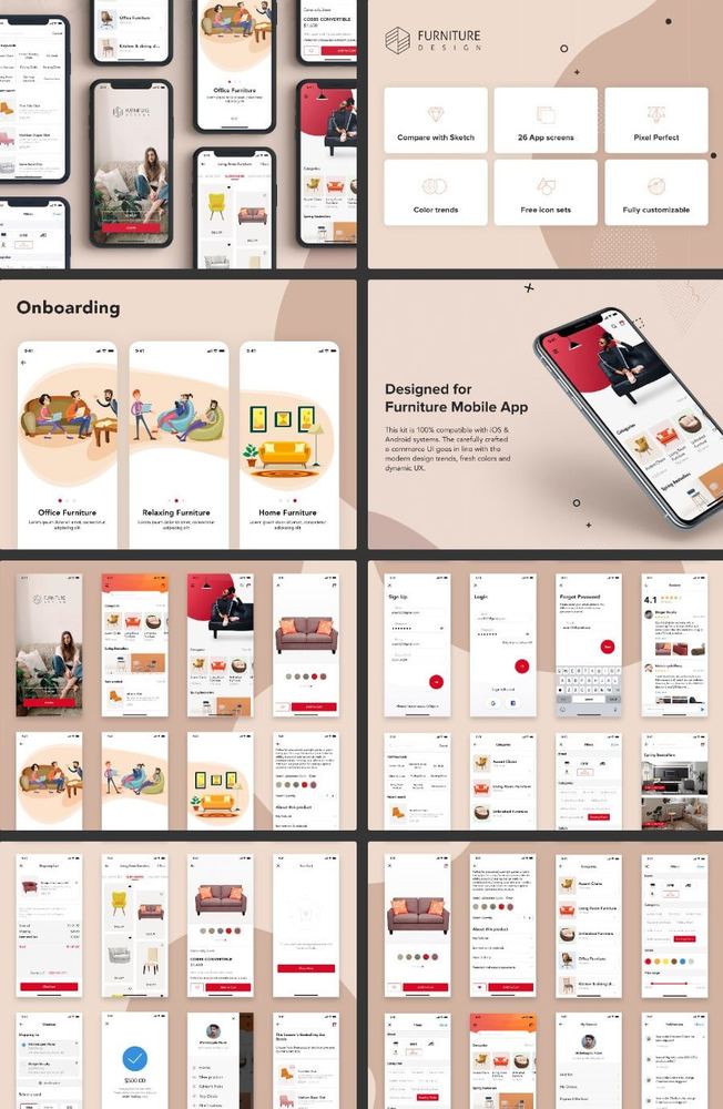 دانلود Furniture Design UI Kit