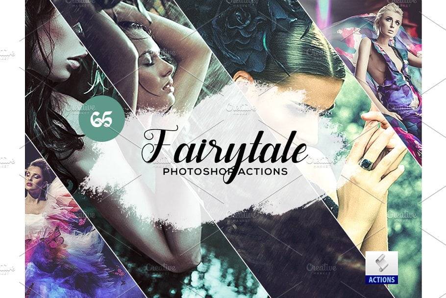 دانلود 65 Fairytale Photoshop Actions – اکشن فتوشاپ