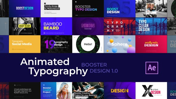 دانلود Creative Animated Typography – افتر افکت