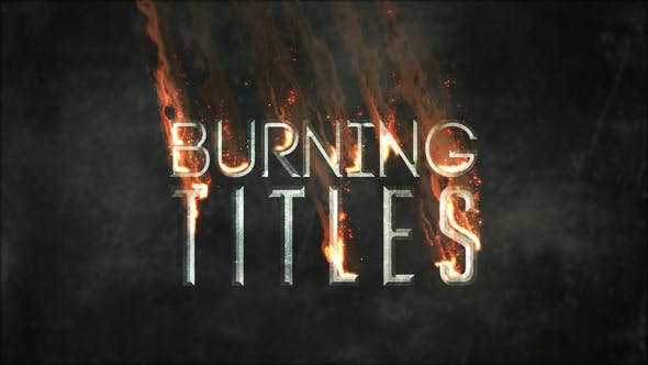 دانلود Burning Titles – پروژه افتر افکت