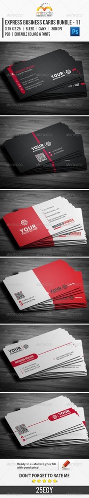 دانلود Express Business Cards Bundle – 11