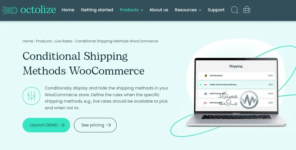 دانلود افزونه Octolize Conditional Shipping Methods WooCommerce