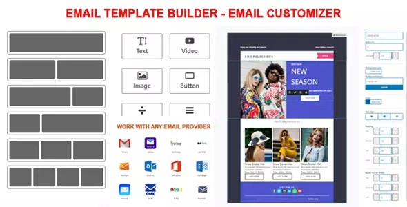 دانلود افزونه Email Template Builder برای وردپرس