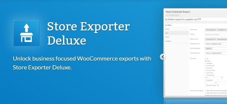 دانلود افزونه WooCommerce Store Exporter Deluxe