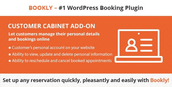 دانلود ادآن Bookly Customer Cabinet