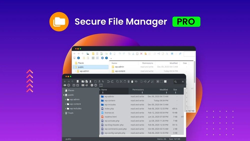 دانلود افزونه Secure File Manager Pro برای وردپرس