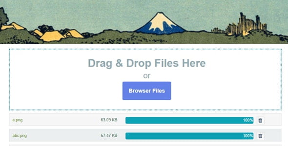 دانلود افزونه Contact Form 7 Drag and Drop FIles Upload برای وردپرس