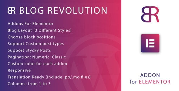 دانلود افزونه Blog Revolution برای المنتور