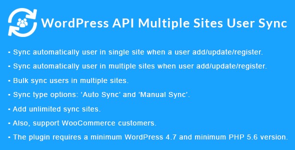 دانلود افزونه WordPress API Multiple Sites User Sync