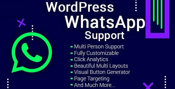 دانلود افزونه WordPress WhatsApp Support