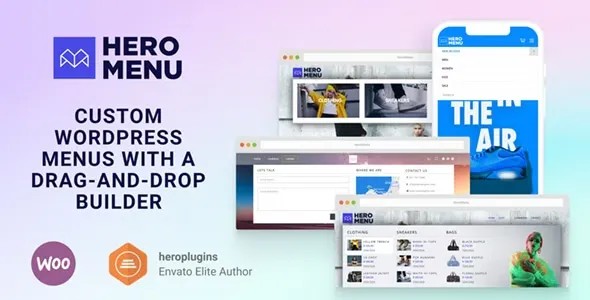 دانلود افزونه مگامنو وردپرس Hero Menu