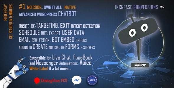 دانلود افزونه ChatBot for WordPress
