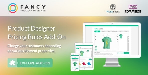 دانلود افزونه Fancy Product Designer Pricing Add-On