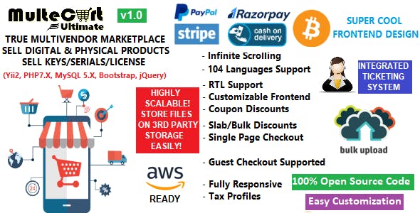 دانلود اسکریپت MulteCart Ultimate Ecommerce