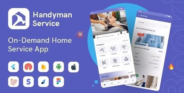 دانلود اپلیکیشن فلاتر Handyman Service