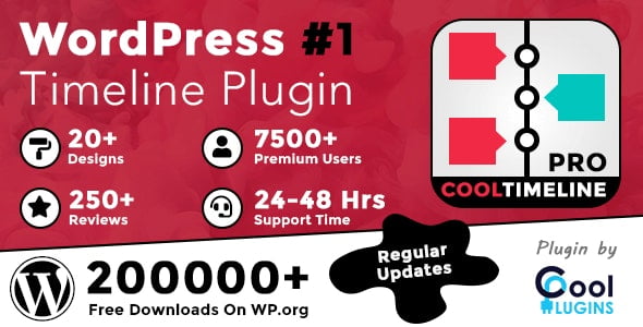 دانلود افزونه Cool Timeline Pro برای وردپرس