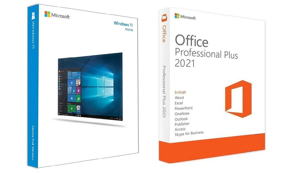 لایسنس Windows 11 Home + Office 2021 Pro Plus مایکروسافت