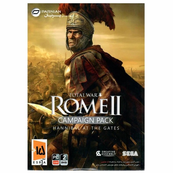بازی Rome II پرنیان 2DVD9 برای PC