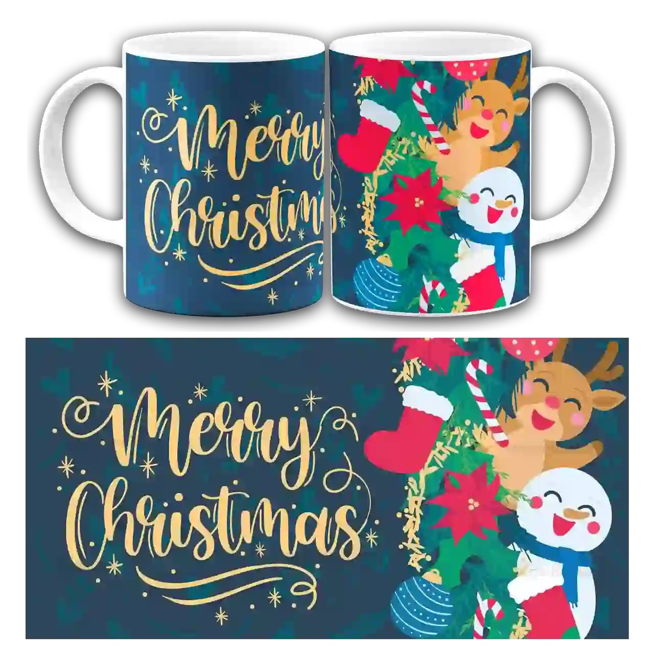 ماگMerry christmas مدل AK4