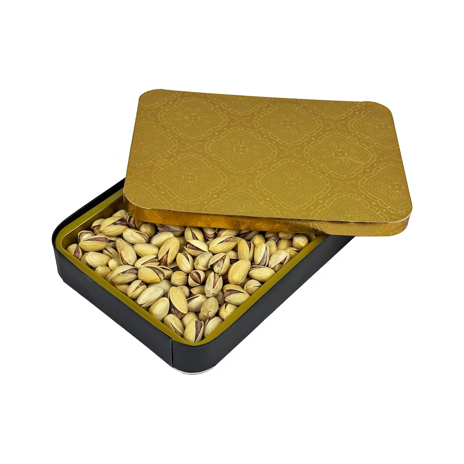 جعبه کادویی گلدین پسته احمدآقایی 350 گرمی