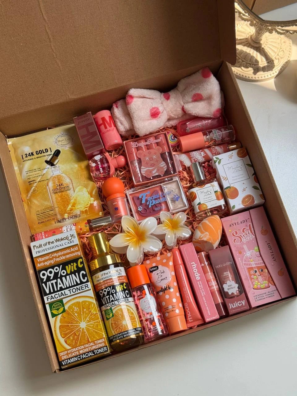 پک هدیه لاکچری نارنجی✨🍊🧡 کد۱۰۷۹