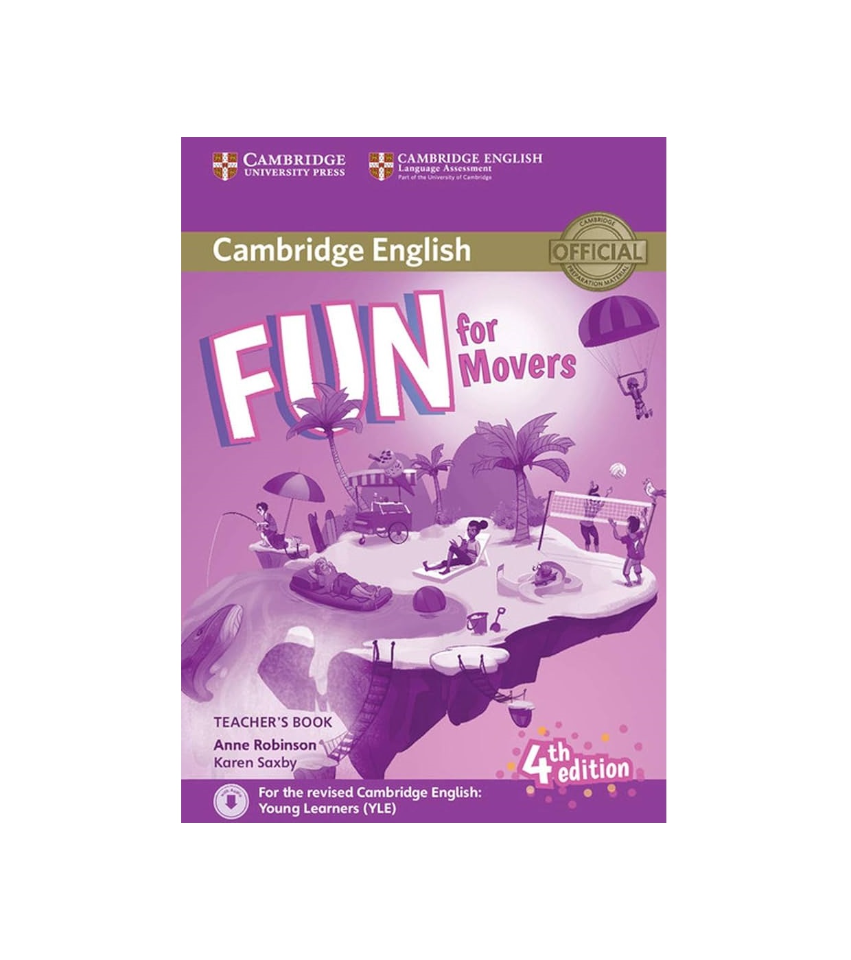 کتاب معلم فان فور موورز ویرایش چهارم Fun for Movers Teachers Book 4th Edition