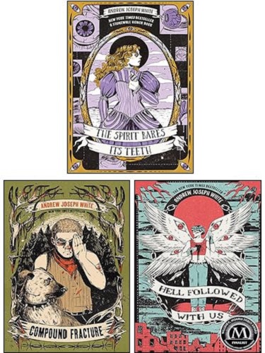 Andrew Joseph White 3 Books Collection Set (The Spirit Bares Its Teeth, Compound Fracture & Hell Followed with Us) مجموعه سه جلدی اندرو جوزف وایت (متن کامل بدون حذفیات)