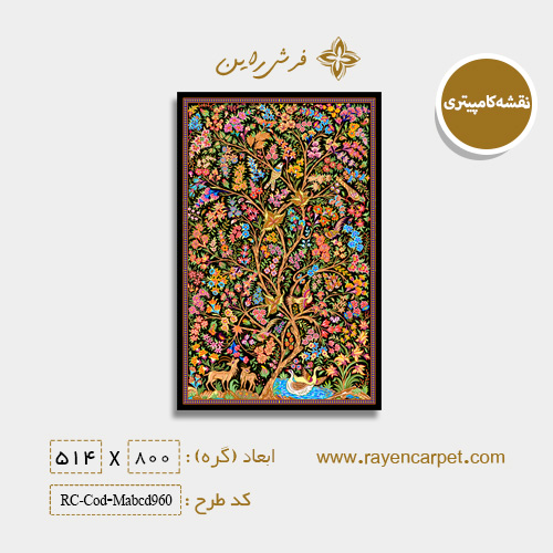 نقشه کامپیوتری سنتی درختی 960