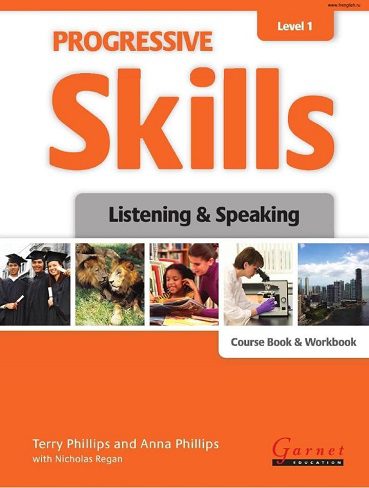 Progressive Skills 1 – Listening and Speaking + CD + Workbook (رنگی)