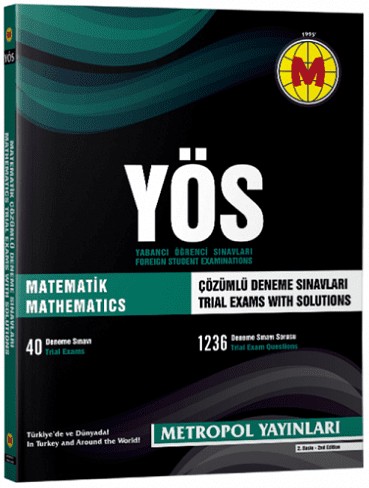 Metropol Yayınları YOS Matematik Deneme Sınavları Cozumlu