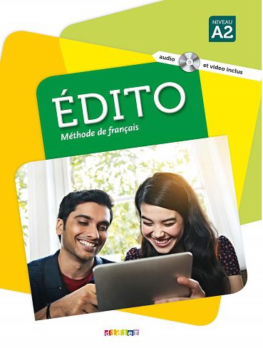 Edito A2 + Cahier + CD mp3 + DVD کتاب ادیتو A2 گلاسه (کتاب دانش آموز+کتاب کار+CD)