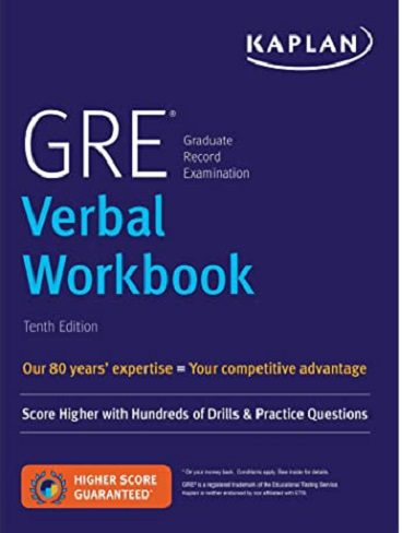 Kaplan’s GRE Verbal Workbook کتاب کاپلن GRE ورک بوک