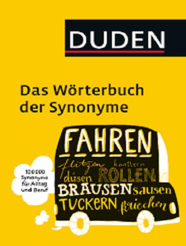 Duden Das Worterbuch der Synonyme کتاب آلمانی (رنگی)