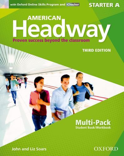 American Headway Starter 3rd SB+WB+DVD کتاب امریکن هدوی استارتر