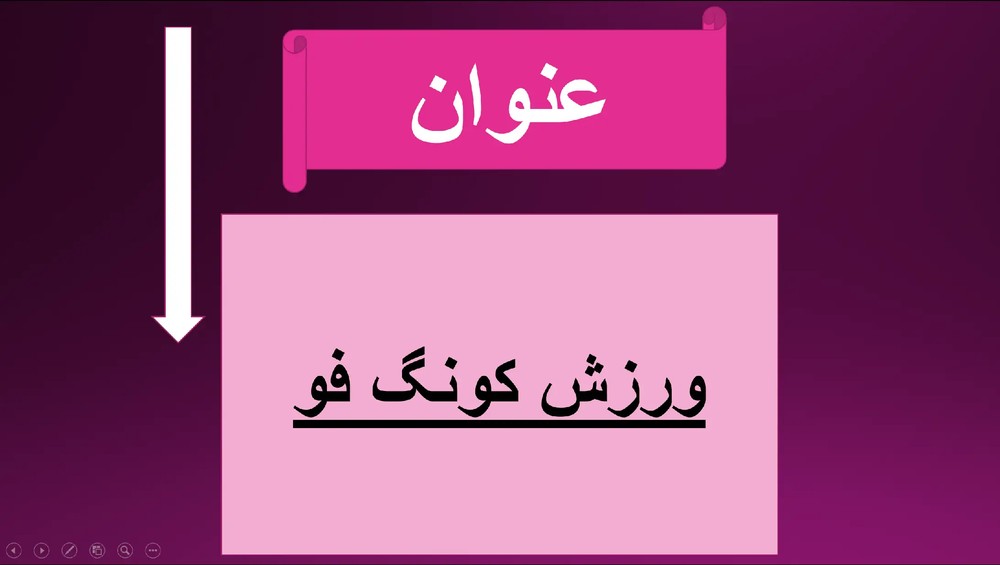 پاورپوینت ورزش کونگ فو