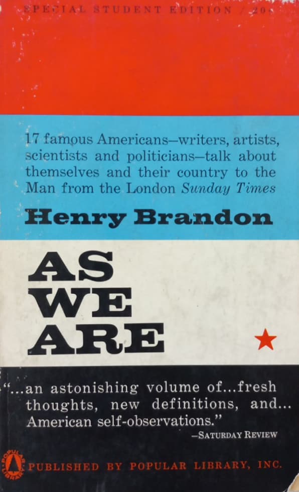 As We Are | Henry Brandon