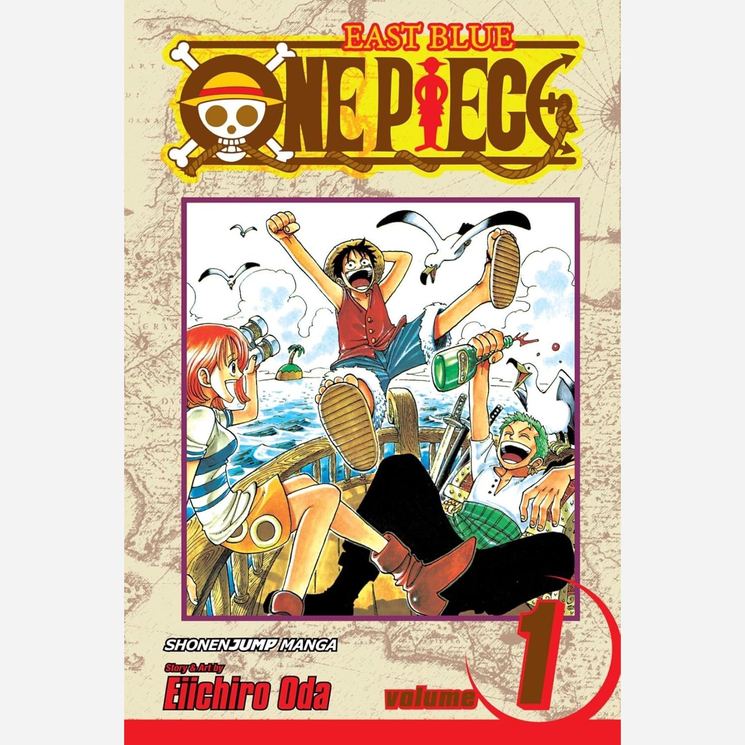مانگا فارسی وان پیس 1 (ONE PIECE)(کمیک استریپ)(نشر مات)