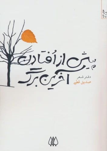 کتاب پیش از افتادن آخرین برگ اثر صدیق قطبی نشر اریش