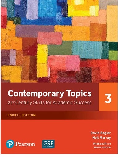 Contemporary Topics 3 4th edition +cd کتاب زبان