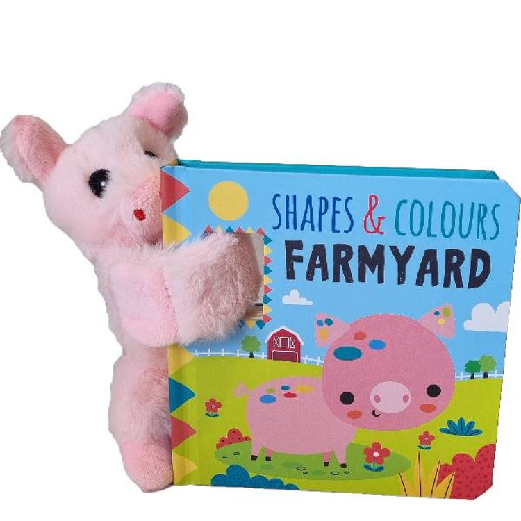کتاب انگلیسی آموزش اشکال و رنگ‌ها مدل Shapes and Colours FARMYARD