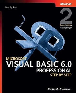 دانلود کتاب Microsoft Visual Basic 6.0 Professional Step by Step, Second Edition 2nd Edition