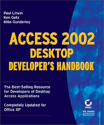 دانلود کتاب Access 2002 Desktop Developer’s Handbook
