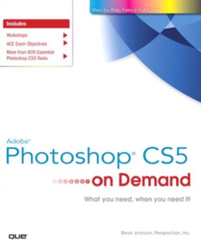 دانلود کتاب Adobe Photoshop CS5 on demand Description based on print version record. – Includes index – Adobe Photoshop CS5 در صورت تقاضا شرح بر اساس رکورد نسخه چاپی. – شامل نمایه