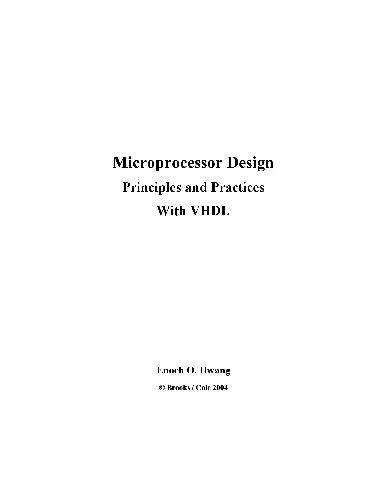 دانلود نسخه کامل کتاب Microprocessor Design with VHDL