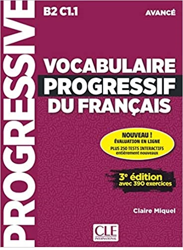 Vocabulaire progressif du français – Niveau avancé (B2/C1) – Livre + CD رنگی
