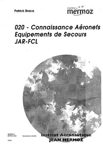 دانلود نسخه کامل کتاب connaissance Aéronefs , Equipements de secours