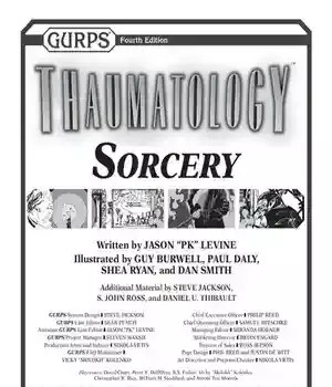 دانلود کتاب GURPS Thaumatology – Sorcery – GURPS Thumatology – جادوگری