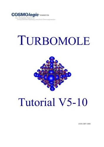 دانلود نسخه کامل کتاب Turbomole Tutorial