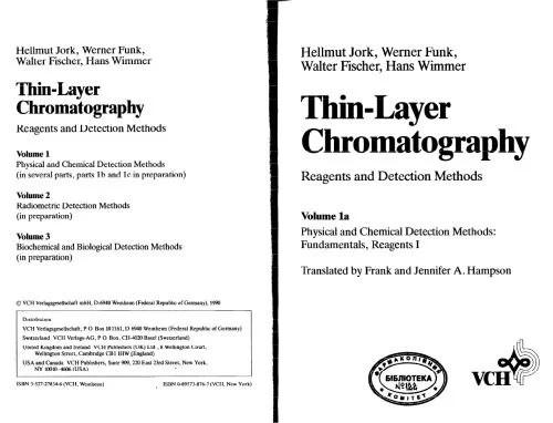 دانلود نسخه کامل کتاب Thin-Layer Chromatography: Reagents and Detection Methods vol 1a