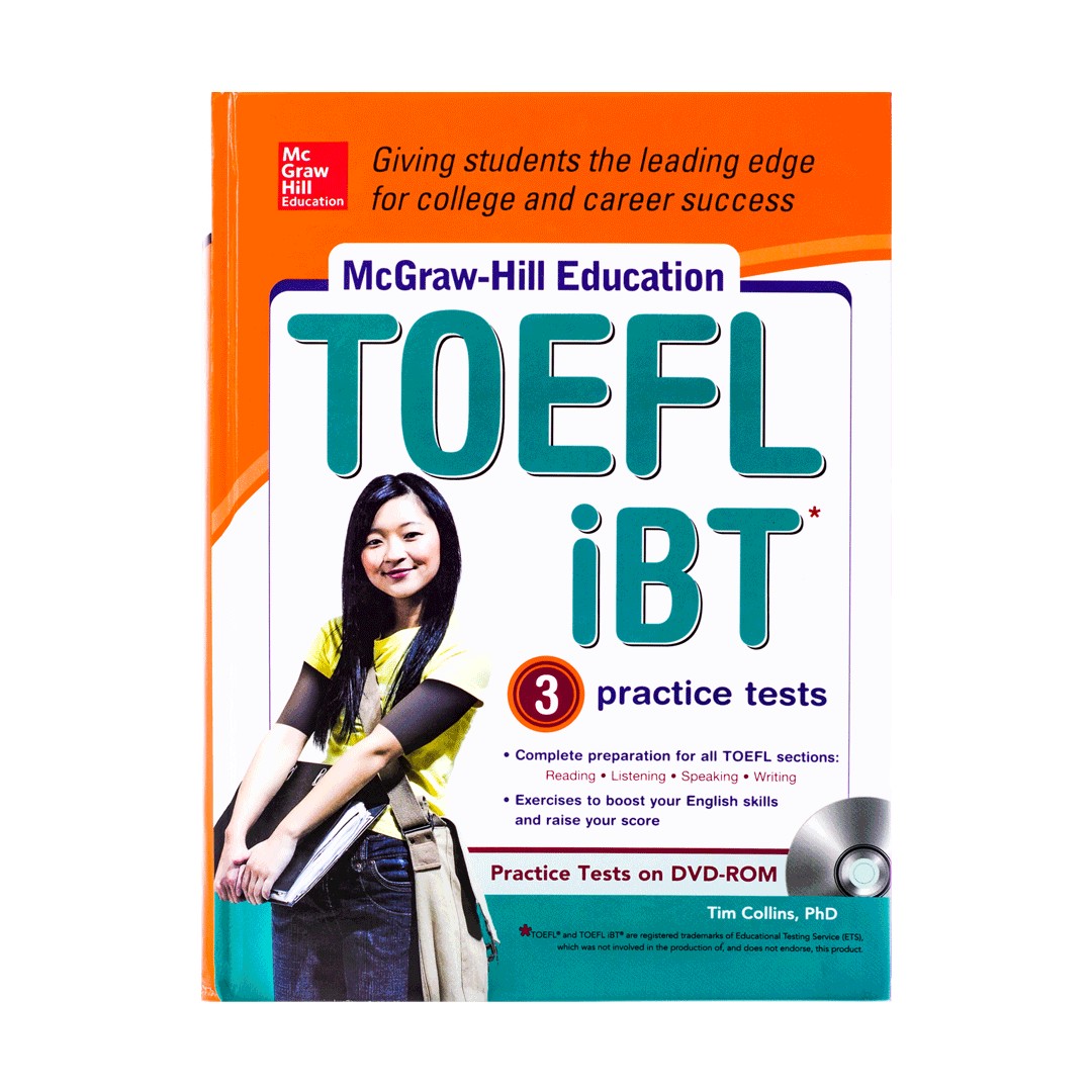 McGraw Hill Education TOEFL iBT with 3 Practice کتاب زبان